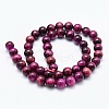 Natural Tiger Eye Beads Strands G-F561-8mm-B04-2
