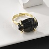 Natural Obsidian Finger Rings RJEW-B122-01G-03-1