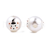 Animal Opaque ABS Plastic Imitation Pearl Enamel Beads KY-G020-03B-1