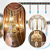 12M Polyester Fringe Lace Trims SRIB-WH0026-26B-6
