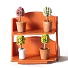 Miniature 2 Tiers Wood Display Racks MIMO-PW0001-070-1