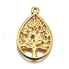 304 Stainless Steel Pendants STAS-M116-31G-2