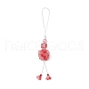 3Pcs 3 Colors Glass Pendant Decorations HJEW-TA00321-4
