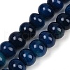 Dyed Natural Agate Beads Strands G-U030-A01-01-2