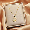 Alloy Crystal Rhinestone Pendant Necklaces for Women WGDF473-20-1