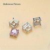 304 Stainless Steel Rhinestone Claw Settings STAS-U042-05C-G-4
