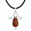 Angel Natural Red Jasper Pendant Necklaces OH8264-07-1