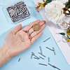 DICOSMETIC 240Pcs 3 Style 304 Stainless Steel Tube Beads STAS-DC0015-54-3