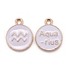 Alloy Enamel Pendants ENAM-S124-01B-04J-1