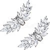 Fingerinspire 1Pair Alloy Rhinestone Shoe Buckle Clasps FIND-FG0001-18-1