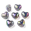 Transparent Crackle Acrylic Beads OACR-P010-14B-1