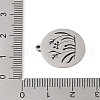 Non-Tarnish 201 Stainless Steel Pendants STAS-S126-01P-3