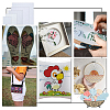   15 Sheets 5 Style 11CT Cross Stitch Fabric Sheets DIY-PH0020-89-6