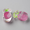 Transparent Enamel Acrylic Beads TACR-S155-002I-2