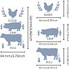 Stainless Steel Cutting Dies Stencils DIY-WH0242-231-6