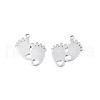 Non-Tarnish 201 Stainless Steel Pendants STAS-T063-181P-3