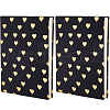 CRASPIRE 3Pcs Elastic Fabric Book Covers AJEW-CP0007-41A-1