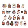Printed Wood Pendants WOOD-XCP0001-72-1
