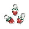 304 Stainless Steel Manual Polishing Charms STAS-C075-13P-3