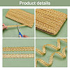Filigree Corrugated Lace Ribbon OCOR-WH0080-10A-3