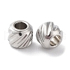 Non-Tarnish 201 Stainless Steel Spacer Beads STAS-K259-14C-P-2