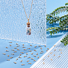 Unicraftale 150Pcs Brass Screw Eye Pin Peg Bails KK-UN0002-46-2