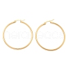 Ion Plating(IP) 304 Stainless Steel Hoop Earrings EJEW-N0016-11G-G-4