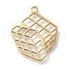 201 Stainless Steel Pendants STAS-R136-02G-1