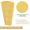 Self Adhesive Gold Foil Embossed Stickers DIY-WH0211-260-2