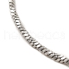 202 Stainless Steel Chain Bracelet STAS-A100-17P-2