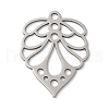 304 Stainless Steel Pendants STAS-S155-01P-05-1