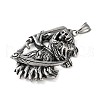 304 Stainless Steel Big Pendants STAS-M113-11AS-01-2