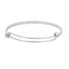 Tarnish Resistant 304 Stainless Steel Expandable Bangle X-STAS-Q204-PJ019-55-1