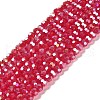 Transparent Glass Beads EGLA-A035-T4mm-B07-1
