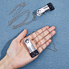 Brass Curb Chain Dress Helpers DIY-AB00020-3