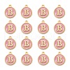 Golden Plated Alloy Enamel Charms ENAM-S118-07B-2