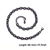 Unisex 304 Stainless Steel Cable Chains Necklaces NC6634-4-1