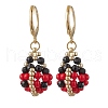 Glass Seed Beads Dangle Earrings EJEW-MZ00329-2