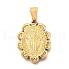 201 Stainless Steel Pendants STAS-Q344-09C-G-1