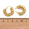 Round Brass Hoop Earrings EJEW-R025-34G-5
