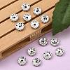 Brass Rhinestone Spacer Beads X-RB-A014-L10mm-01S-4