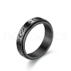 Stainless Steel Rotatable Finger Ring PW-WGA836B-04-1