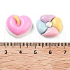 Opaque Resin Decoden Cabochons RESI-H165-09-3