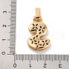 Brass Micro Pave Cubic Zirconia Pendants KK-C076-29S-G01-3