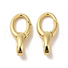 Brass Spring Gate Rings X-KK-J301-04G-1