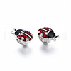 Rack Plating Alloy Enamel European Charms MPDL-N039-223-3