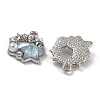 Rack Plating Alloy Rhinestone Pendants PALLOY-F312-03P-2
