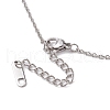 304 Stainless Cable Chain Necklaces NJEW-JN04792-5