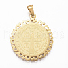 304 Stainless Steel Pendants STAS-G155-81G-2