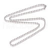 Non-Tarnish 304 Stainless Steel Ball Chain Necklace STAS-D233-06P-1